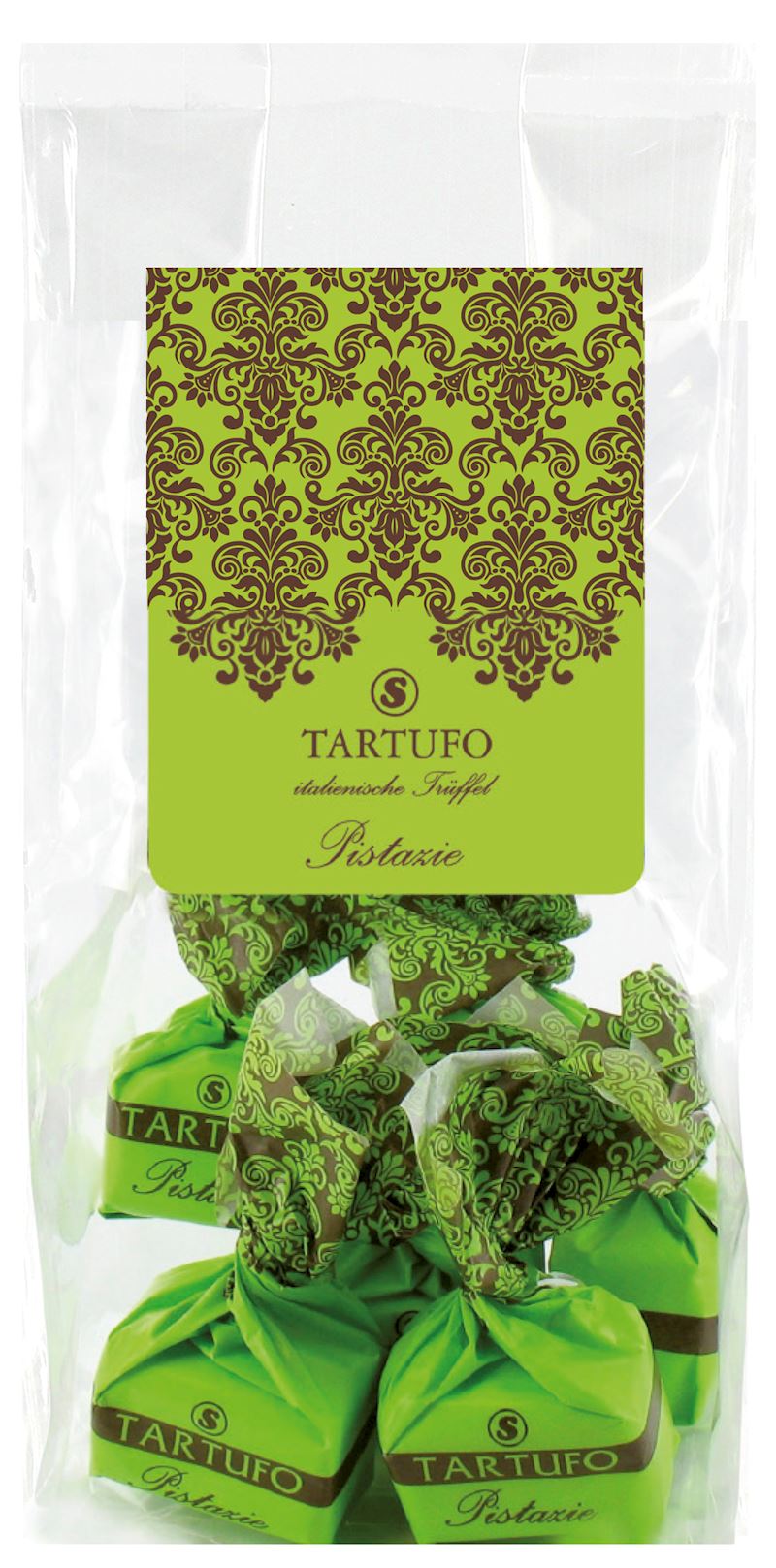 Italienischer Tartufo im Beutel, Pistazie, 120 g