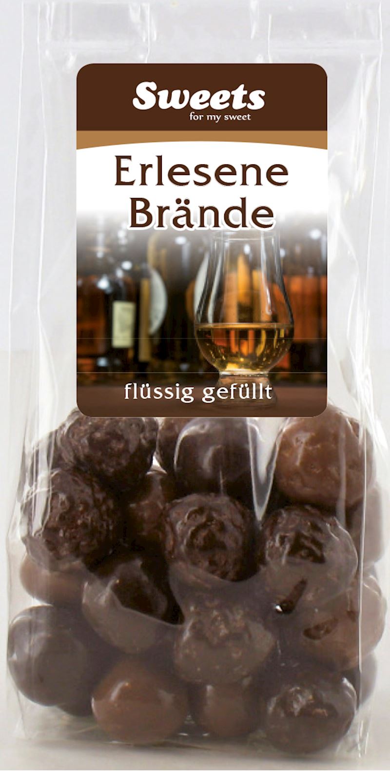 Erlesene Brände Dragee 100 g flüssig gefüllt im Beutel