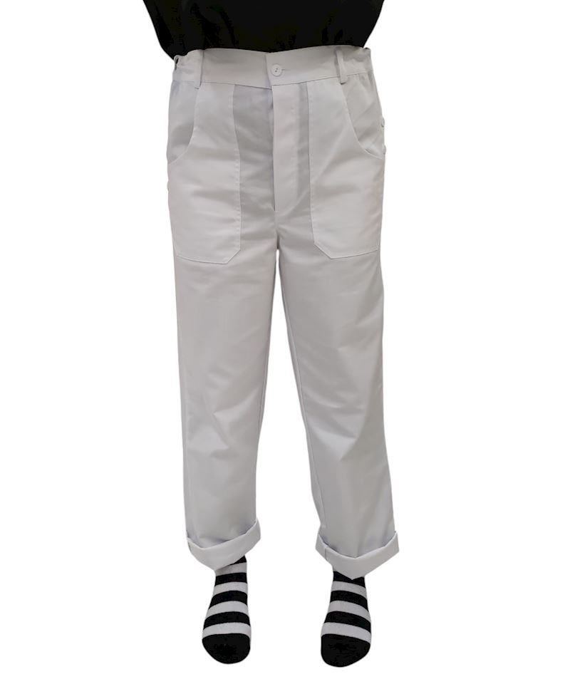 Waggis Hose weiss lang Grösse XL