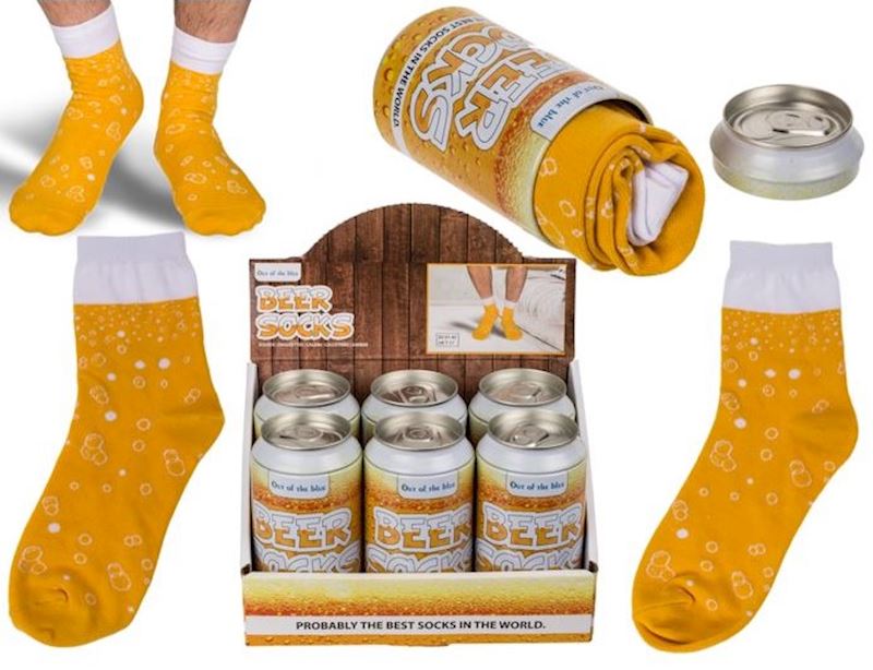 Chaussettes bière taille unique 80% coton