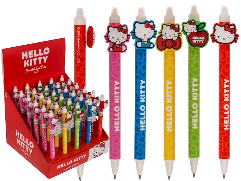 Stylo effacable, Hello Kitty 5 ass.