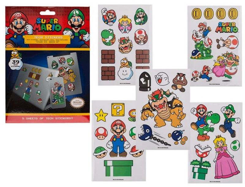 Set autocollant Super Mario 39 sticker