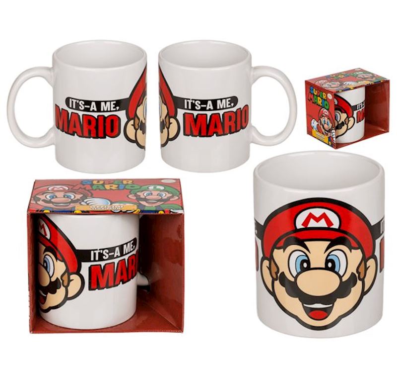 Keramik Kaffeetasse Super Mario 325 ml, 10 cm