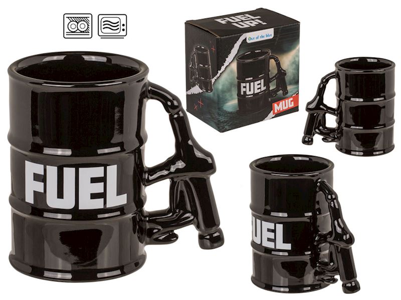 Tasse Fuel aus Steingut 360 ml schwarz