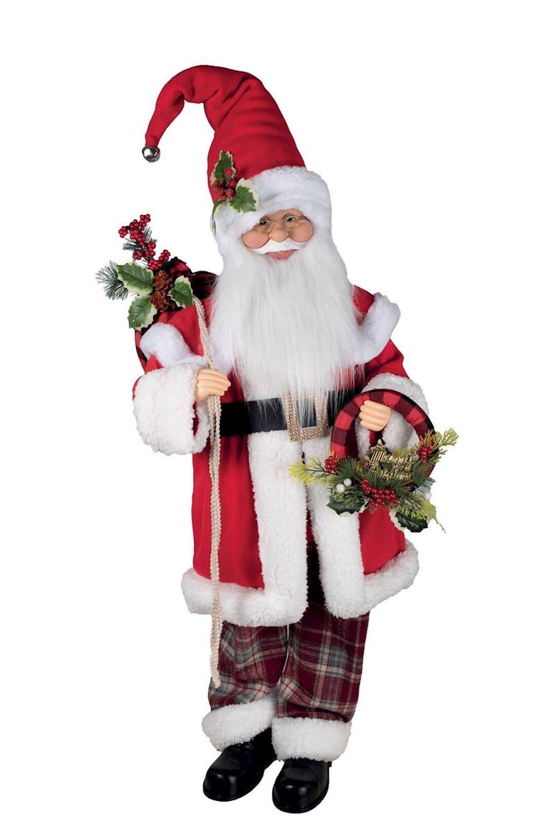 Figur Weihnachtsmann 110 cm mit Bewegung und Sound