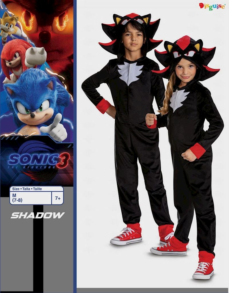 Costume Sonic Shadow Movie pour enfant 7 - 8 ans