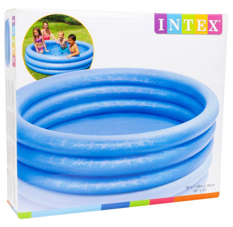 Piscine gonflable pour enfants bleu, 168x38cm