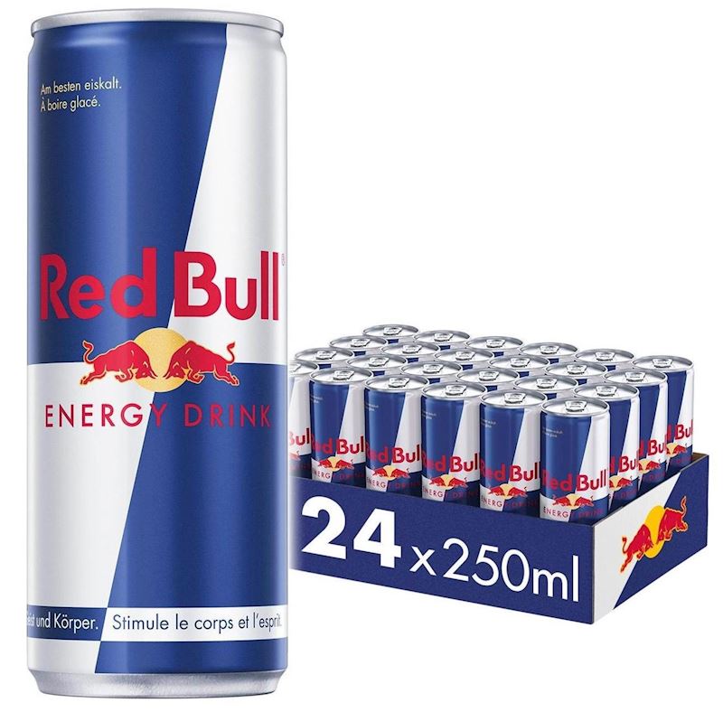 Red Bull boîte 250ml pack de 24 piéces