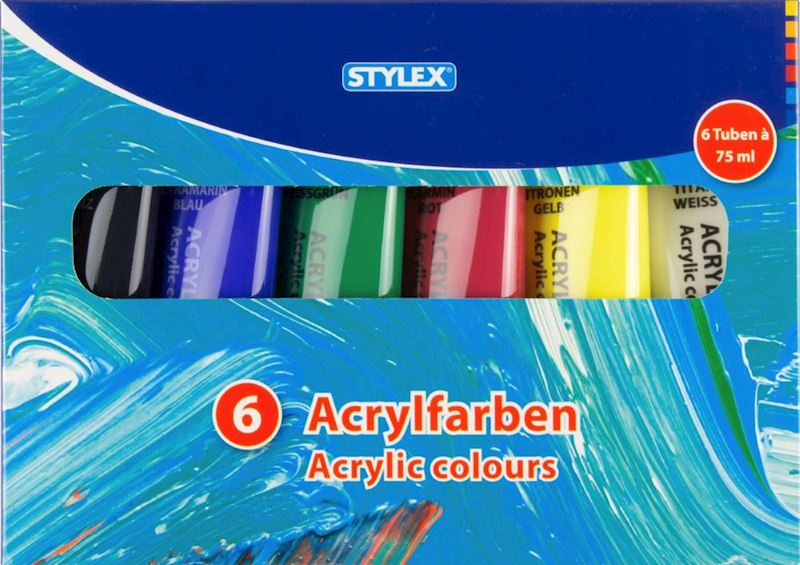 Acrylfarben 6er a 75ml 