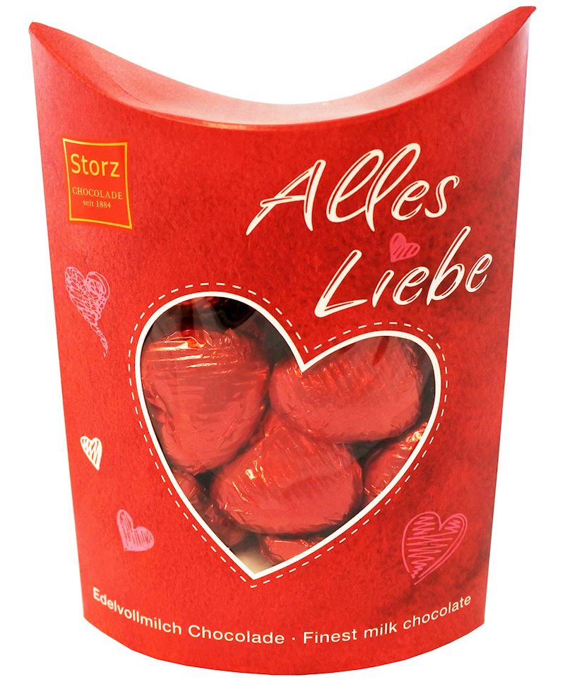 Schokoladen Mini Herzchen Alles Liebe 25 Stk. 125 g