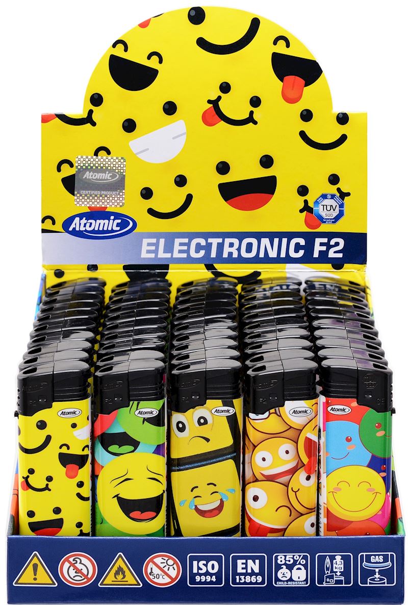 Elektronik Feuerzeug F2 Smile Softflame nachfüllbar