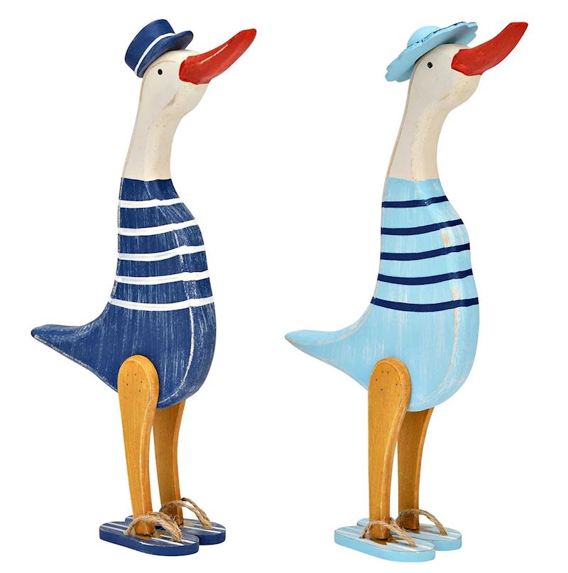 Oie Maritim en bois 2 fois ass 29 cm
