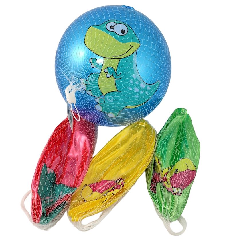 Balle gonflable 25 cm Dinosaure