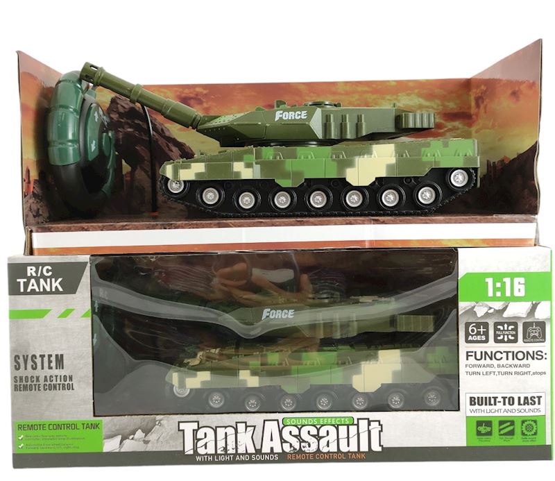 Panzer 1:16 ferngesteuert mit Sounds, exkl. 5 AA-Batterien