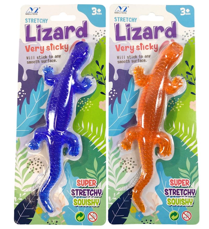 Quetsch Stretch Echse 4 sort. 20 cm