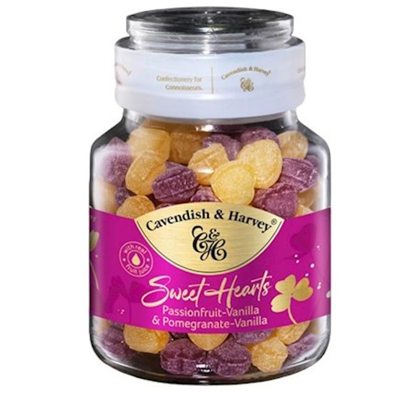 Cavendish & Harvey Bonbons im Glas 350 g Sweet Hearts