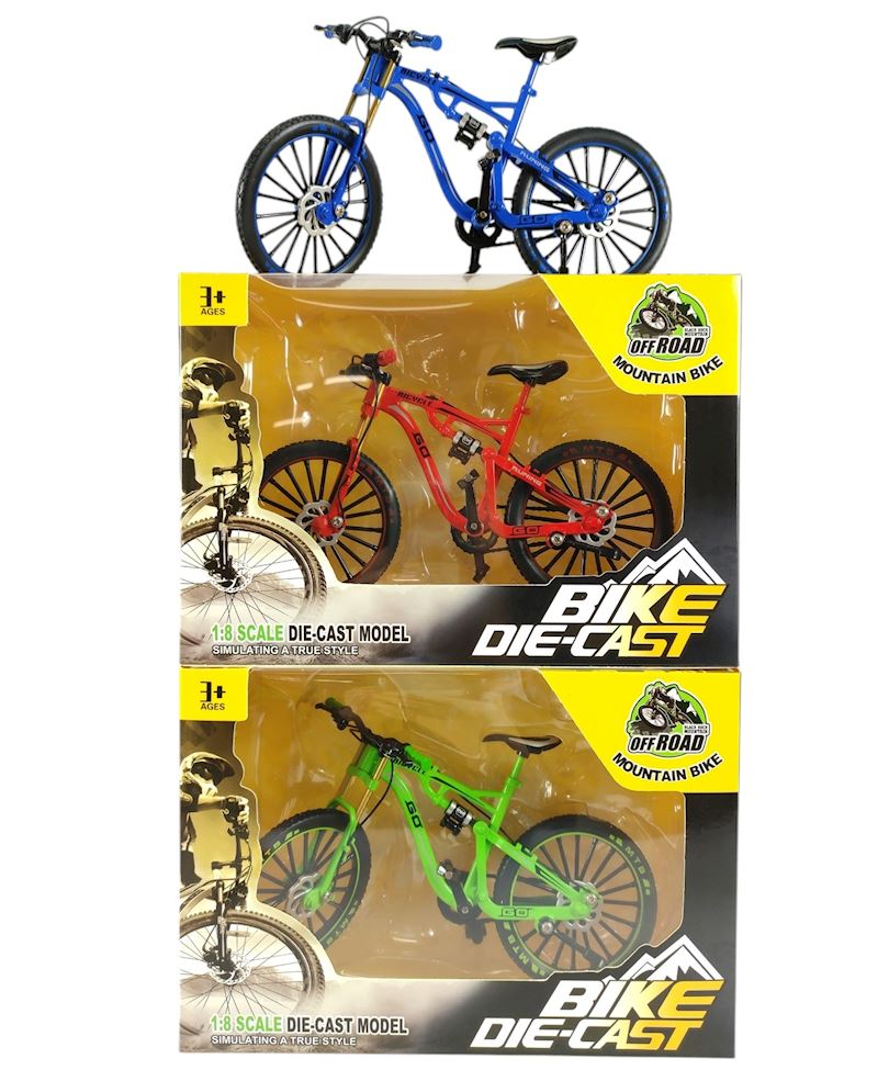 VTT en métal 3 couleurs ass. 18x11 cm