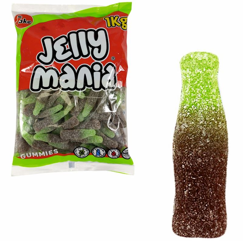 Jake Jellymania sourcola halal 1 kg / 133 pcs. en sachet