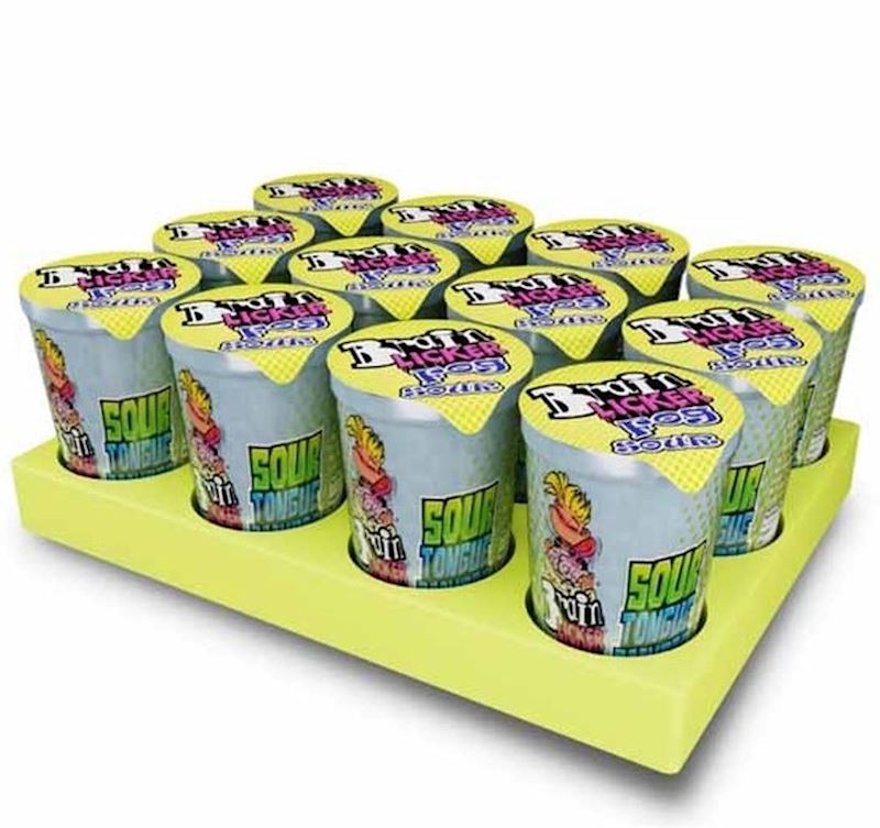 Brain Licker saure Zuckerwatte 20 g, Zungenfärber