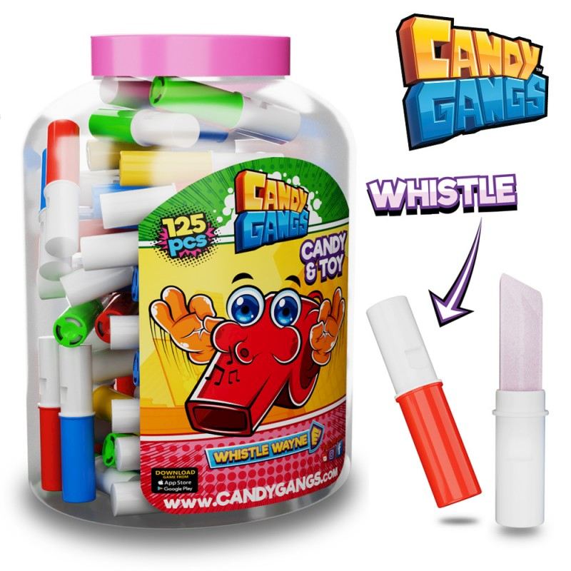 Candy Gangs Traubenzucker- Lippenstift mit Pfeife 5 g
