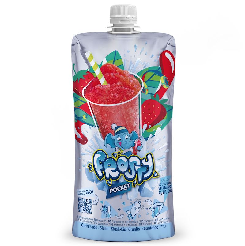 Frosty Pocket slush fraise 160 g