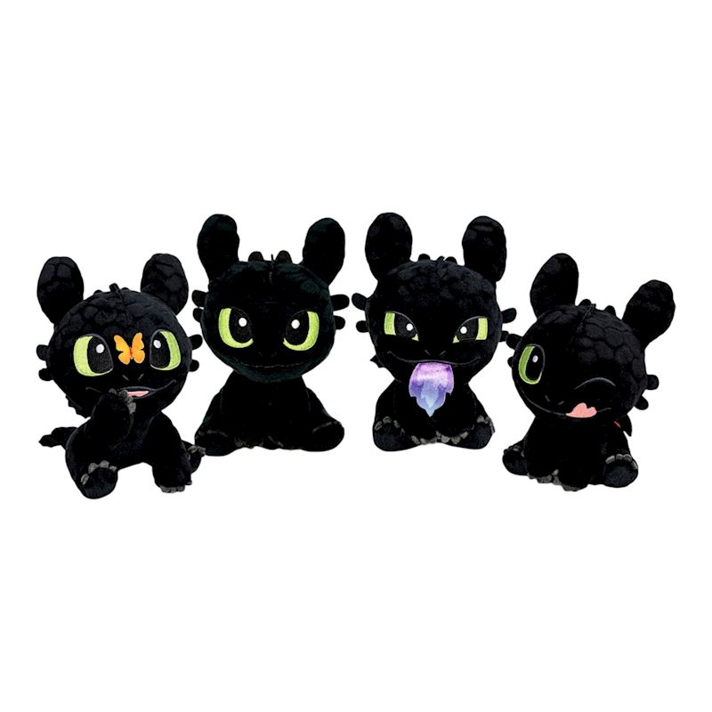 Plüsch Ohnezahn 30 cm 4 sort.