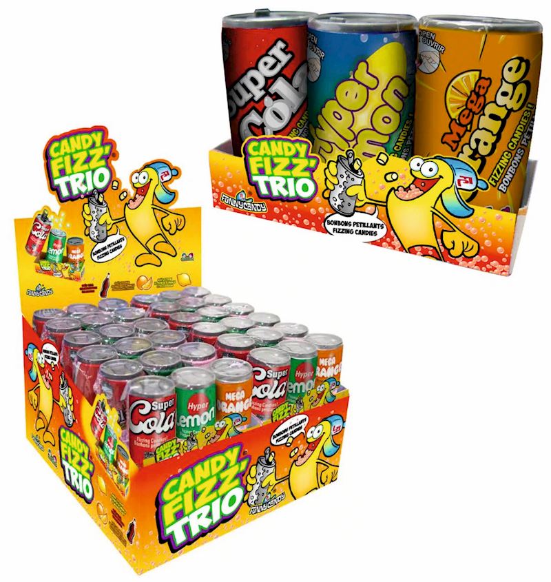 FunnyCandy Candy Fizz Trio 24 g