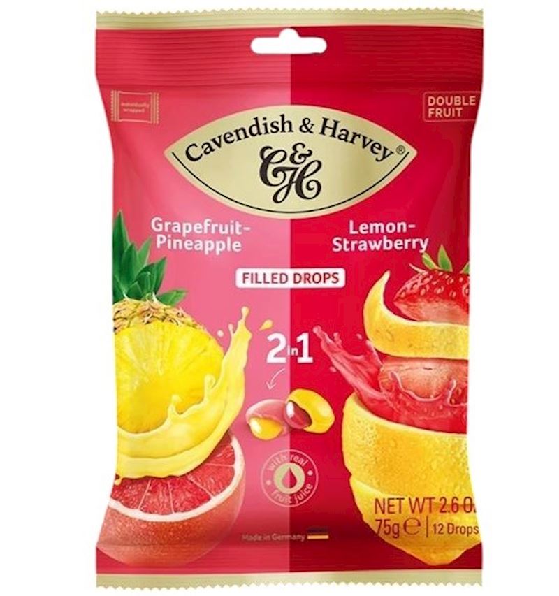 Cavendish & Harvey 2in1 75 g 12 Drops Grapefruit-Peneapple