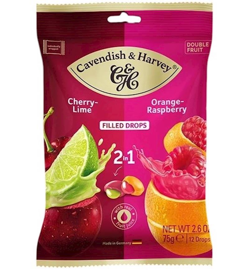 Cavendish & Harvey 2in1 75 g 12 Drops Cherry-Lime