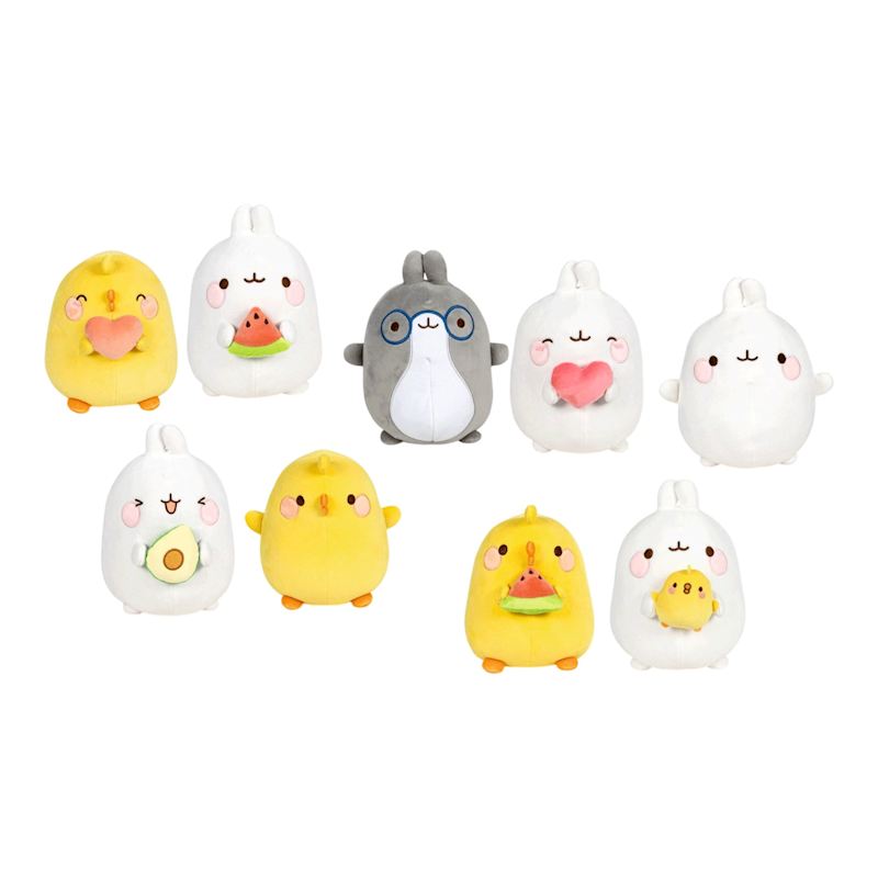 Plüsch Molang Wave 1 & 2 23 cm 9 sort.