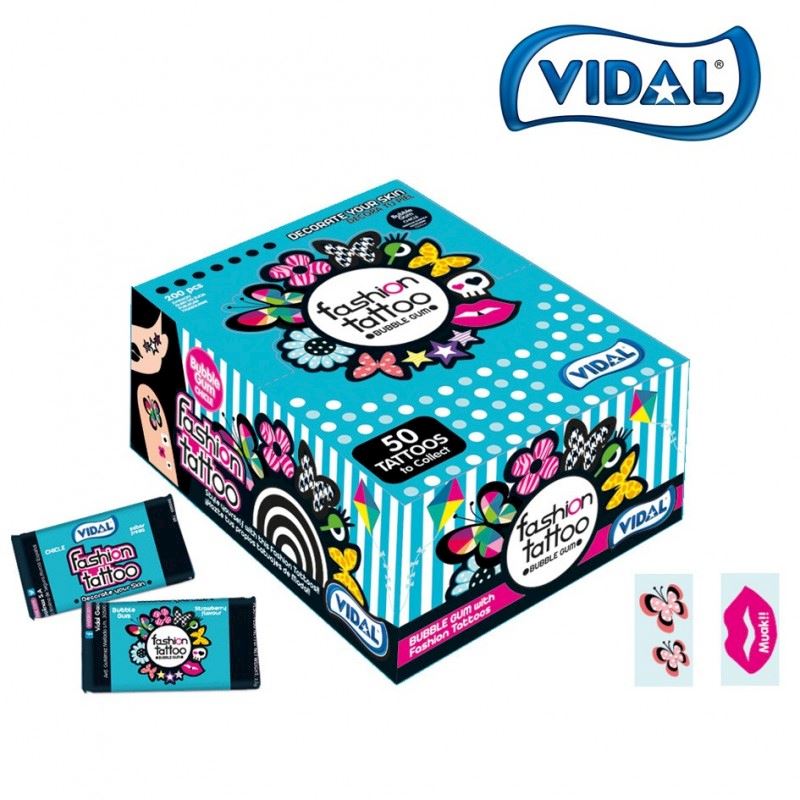 Vidal Fashion Tattoo Kaugummi 3.5 g