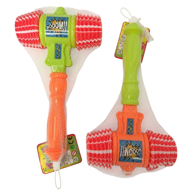 Marteau avec musique 30 cm 2 ass.