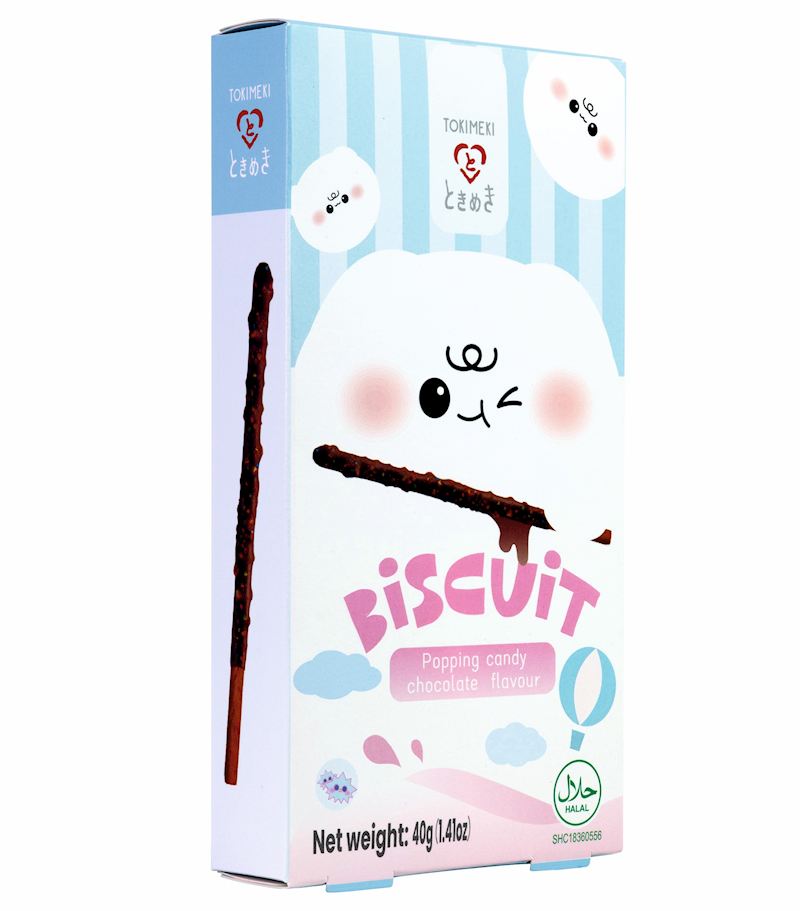 Tokimeki Biscuit Stick 40 g Popping Candy