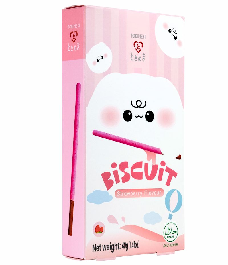 Tokimeki Biscuit Stick 40 g Erdbeere