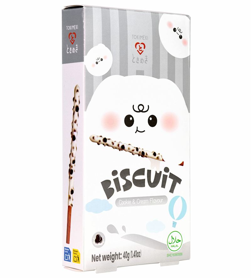 Tokimeki Biscuit Stick 40 g Cookie & Cream
