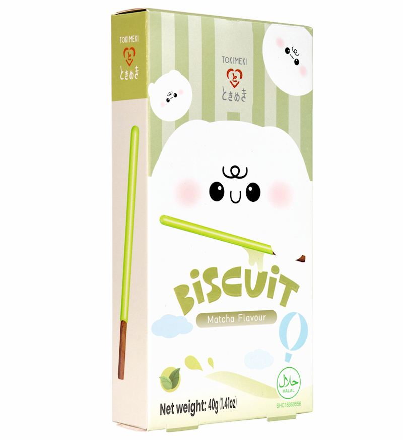 Tokimeki Biscuit Stick Matcha 40 g