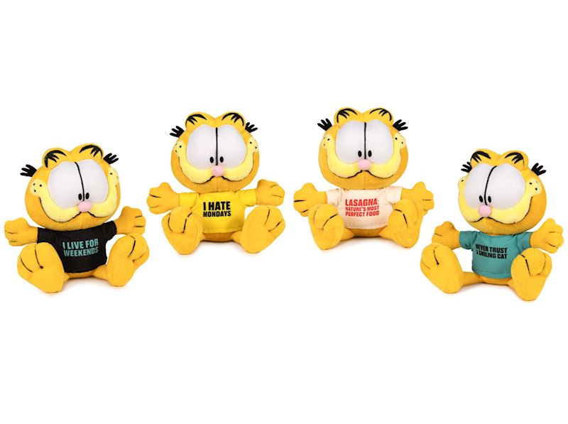 Peluche Garfield 20 cm 4 ass.