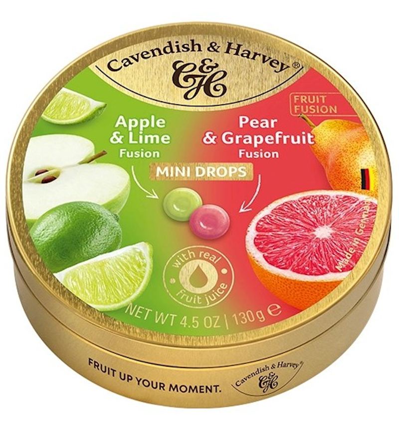 Cavendish & Harvey 130 g Fruit Fusion Mini Drops