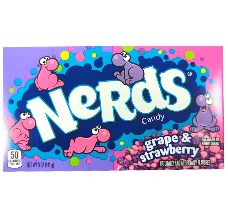 Nerds box Grape & Strawberry 141 g Trauben-und Erdbeeraroma