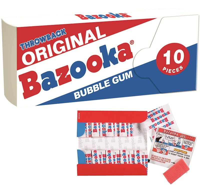 Bazooka Wallet Pack 60 g 10 Kaugummis im Pack
