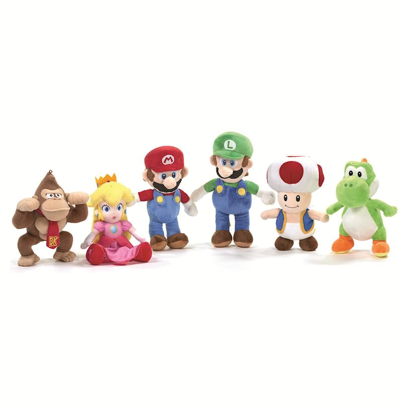Plüsch Nintendo Sortiment 6 sort. 25-30 cm