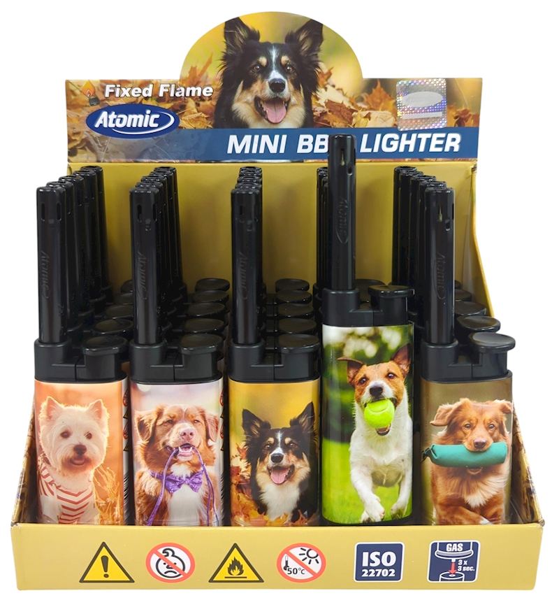 Stabfeuerzeug Hunde 5 sort. 