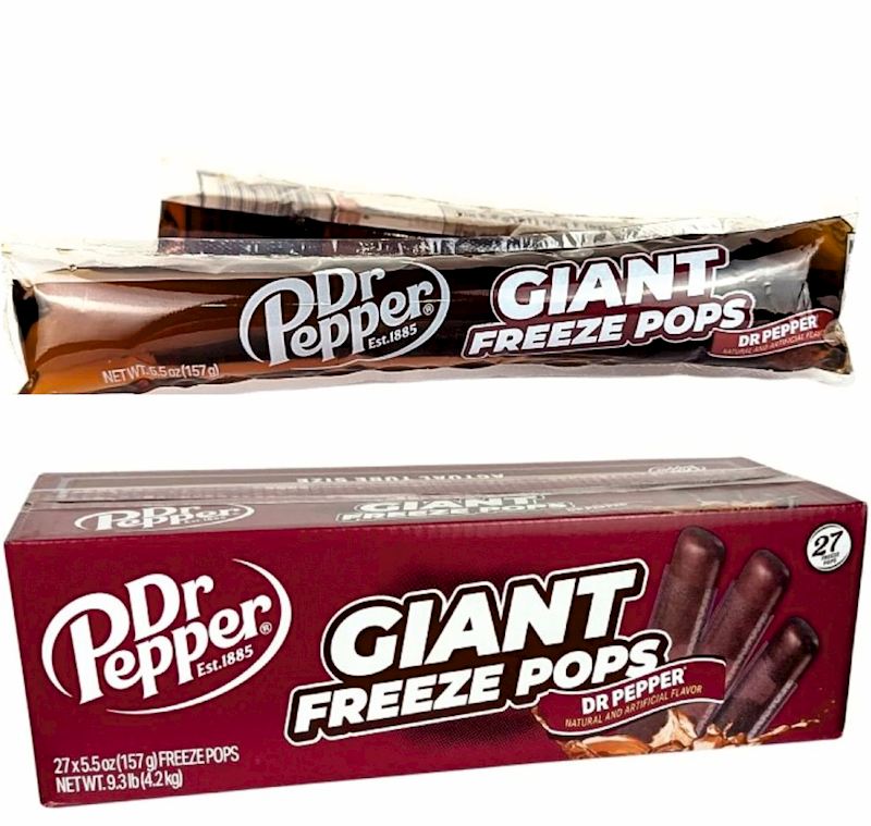 Dr. Pepper Giant Freeze Pops 157 g 38 cm
