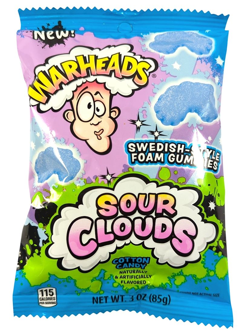 Warheads Sour Clouds Cotton Candy 85 g