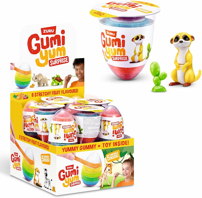 ZURU Gumi Yum Surprise Egg 26 g Fruchtgummi & Spielzeug