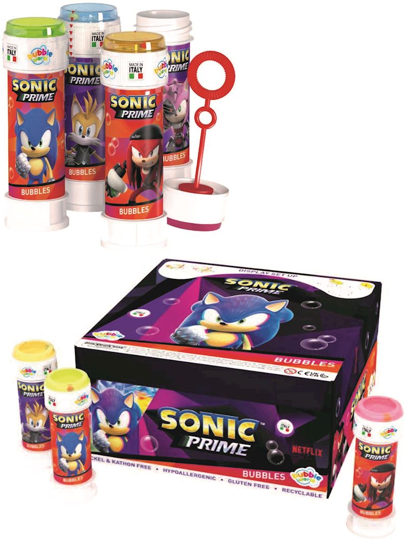 Seifenblasen Sonic Prime 60ml mit Geduldspiel