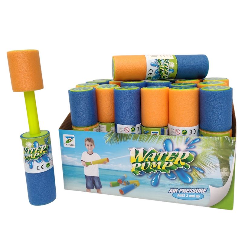 Wasserspritzpumpe 15 cm diverse Farben