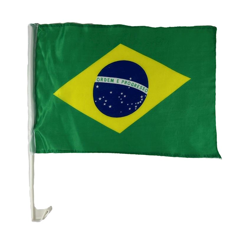 Autofahne Brasilien 30x45 cm 