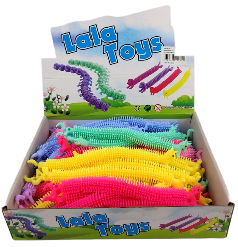 Stretch Einhorn 18 cm 6 Farben sort.