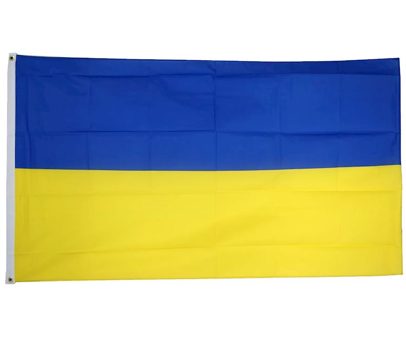 Fahne Ukraine 90 x 150 cm mit 2 Messing-Ösen
